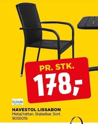 jem & fix HAVESTOL LISSABON tilbud