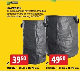 jem & fix HAVESÆK tilbud