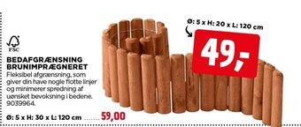 BEDAFGRÆNSNING BRUNIMPRÆGNERET