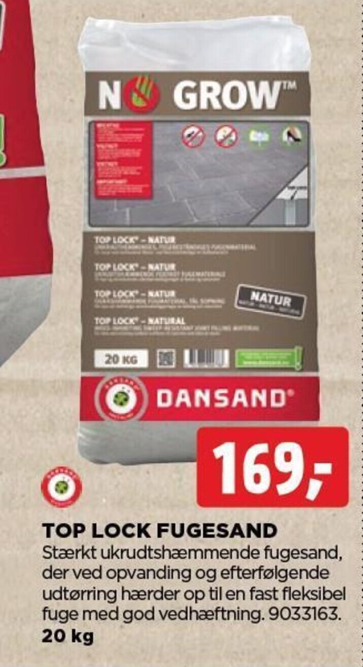jem & fix TOP LOCK FUGESAND tilbud