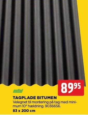 jem & fix TAGPLADE BITUMEN tilbud