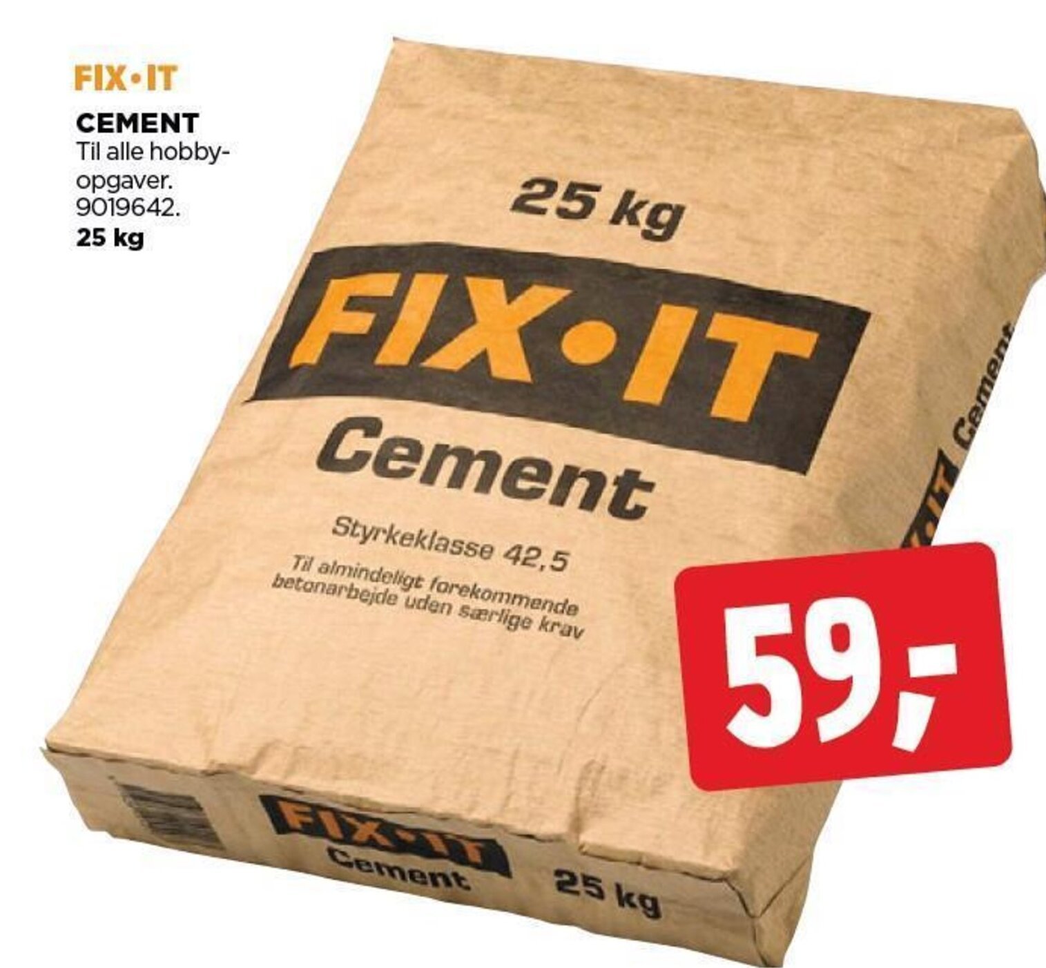 jem & fix Cement tilbud