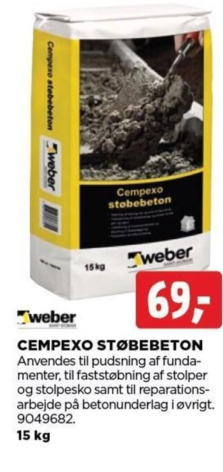 jem & fix CEMPEXO STØBEBETON tilbud