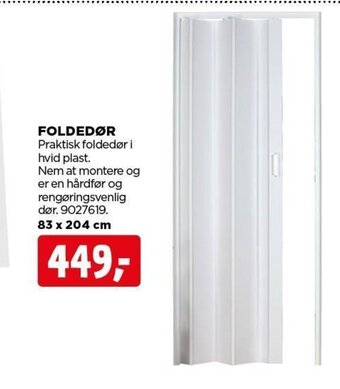 jem & fix FOLDEDØR tilbud