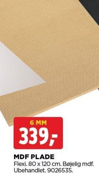 jem & fix MDF PLADE tilbud