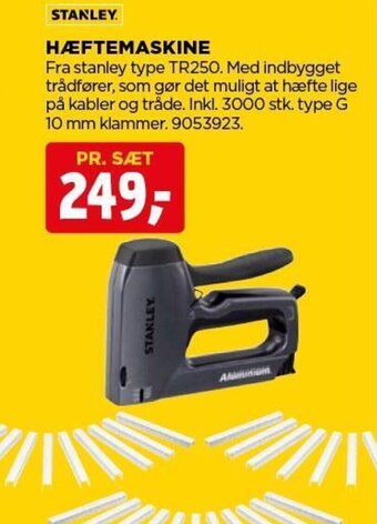 jem & fix STANLEY HÆFTEMASKINE tilbud