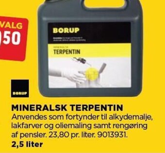 BORUP MINERALSK TERPENTIN