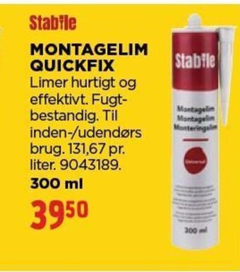Stabile MONTAGELIM QUICKFIX
