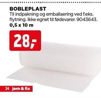jem & fix BOBLEPLAST tilbud