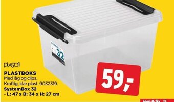 jem & fix PLASTBOKS tilbud