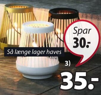 JYSK Skogdue Lanterne tilbud