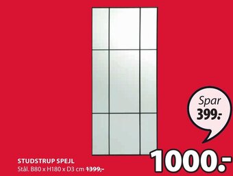 JYSK STUDSTRUP SPEJL tilbud