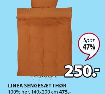 JYSK LINEA SENGESÆT I HØR tilbud