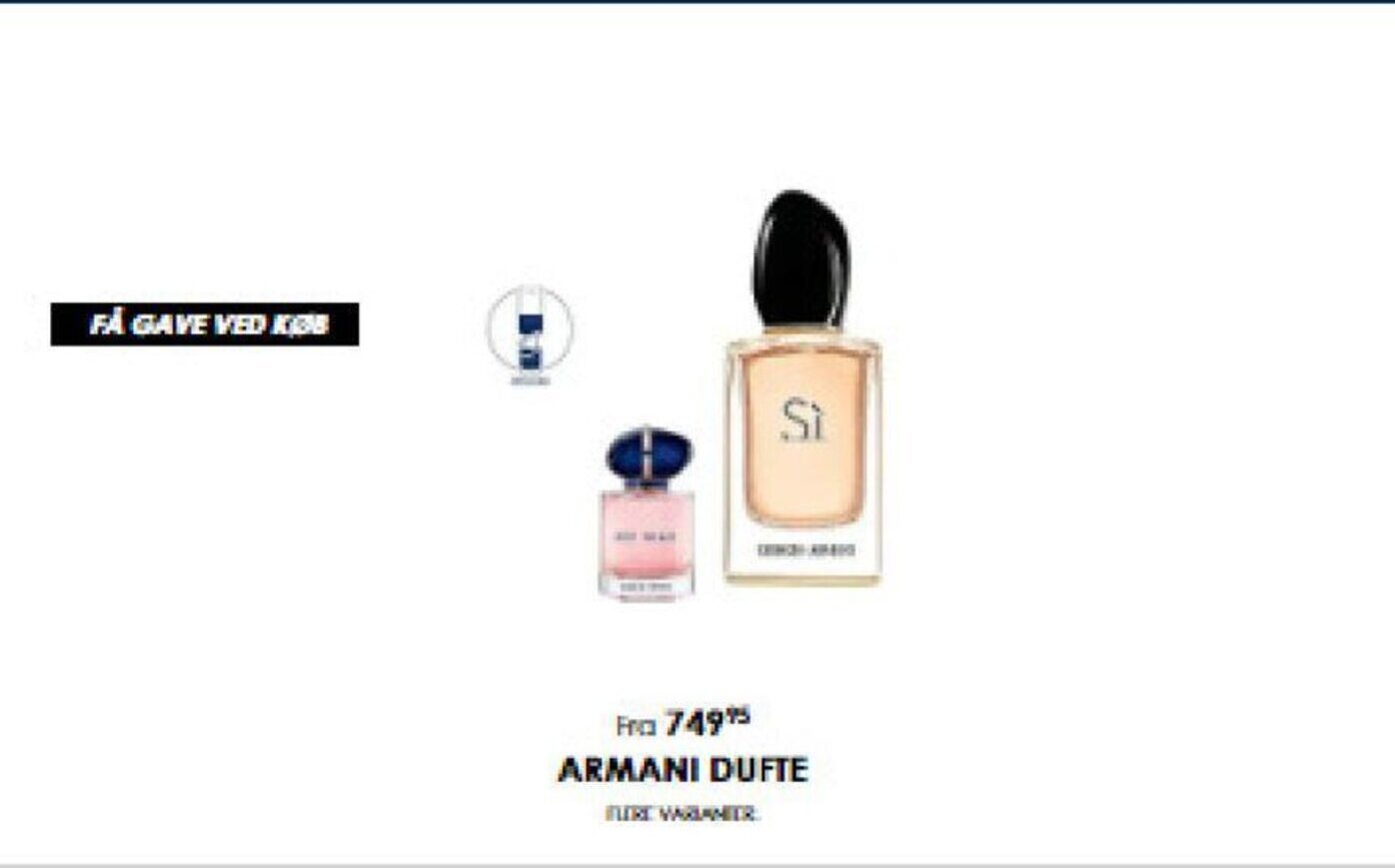 Matas Armani Dufte tilbud