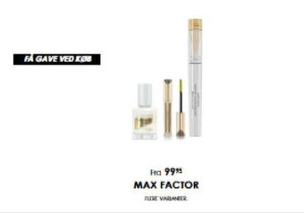 Matas Max Factor tilbud