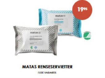 Matas MATAS RENSESERVIETTER tilbud