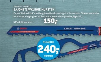 BAJONETSAVKLINGE MURSTEN