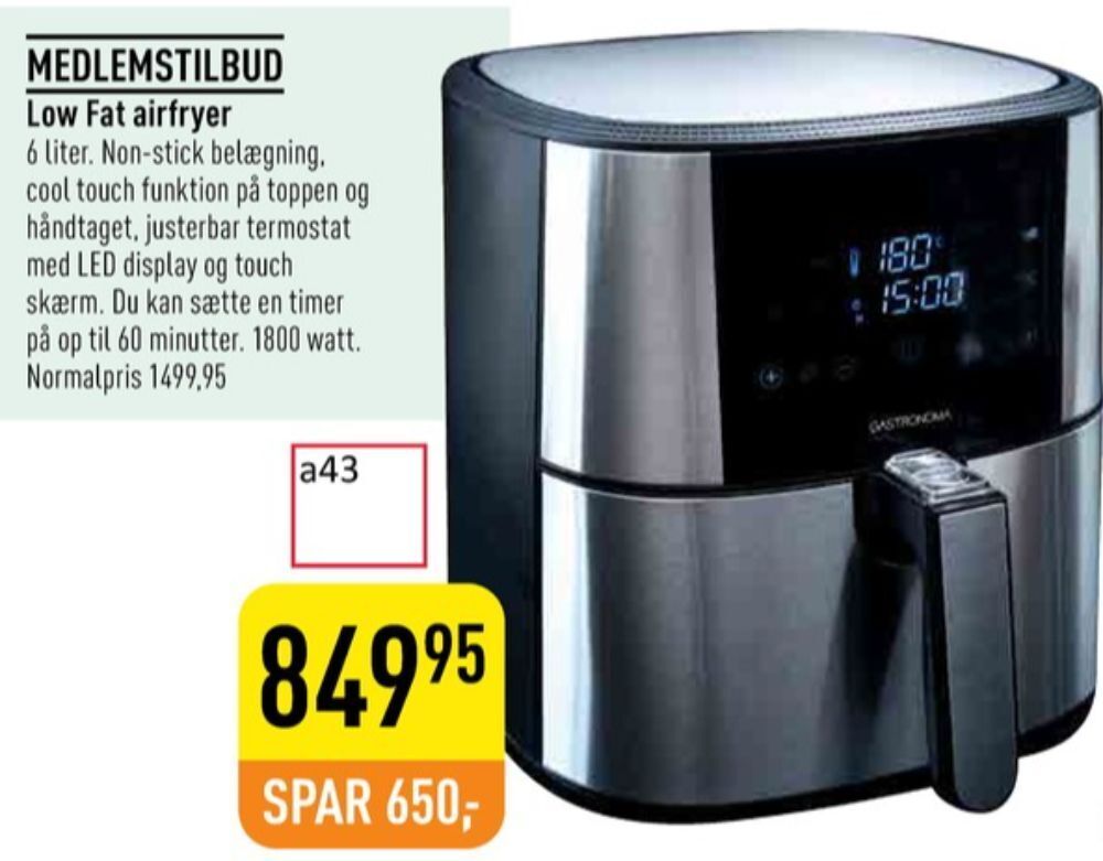 Imerco Gastronoma airfryer tilbud