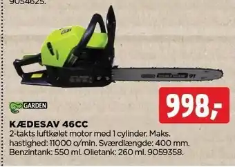 Garden kædesavv 46 cc