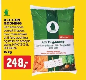 Grønne fingre alt-i-en gødning