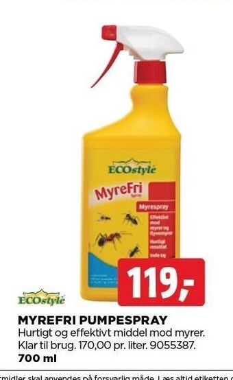 jem & fix Ecostyle myrefri pumpespray tilbud