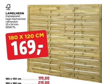 jem & fix Fsc lamelhegn tilbud