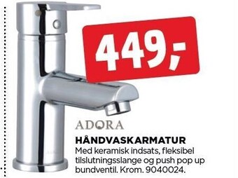jem & fix Adqra håndvaskarmatur tilbud