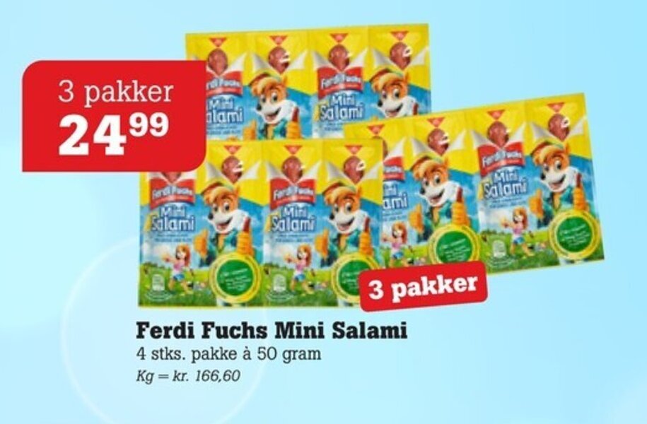 Ferdi Fuchs Mini Salami tilbud hos Poetzsch