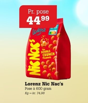 Poetzsch Padborg Lorenz Nic Nac's tilbud