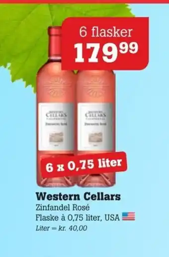 Poetzsch Padborg Western Cellars Zinfandel Rosé tilbud