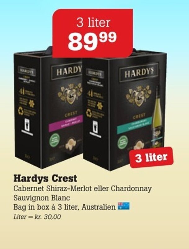 Poetzsch Padborg Hardys Crest tilbud