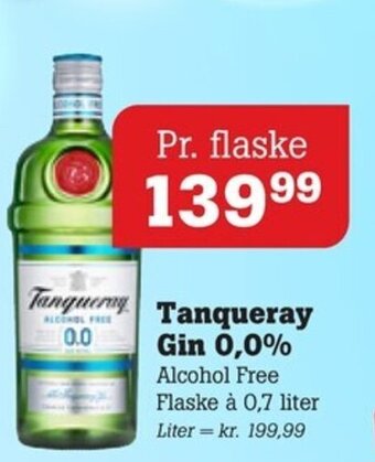 Poetzsch Padborg Tanqueray Gin 0,0% tilbud