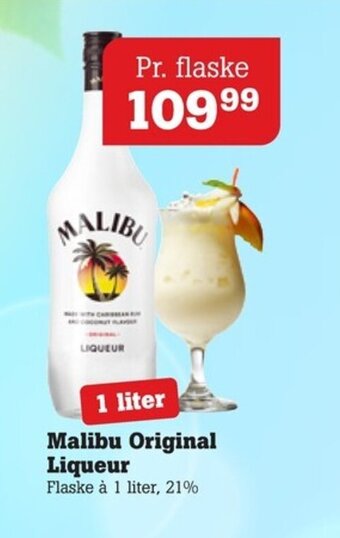 Poetzsch Padborg Malibu Original Liqueur tilbud