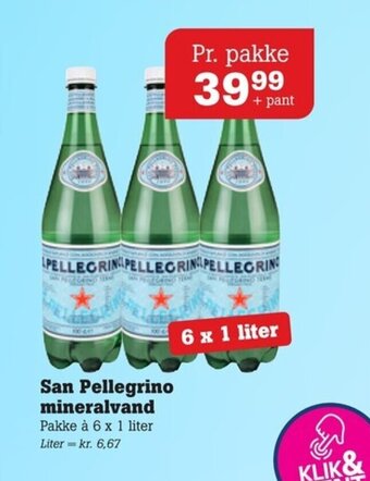 San Pellegrino mineralvand