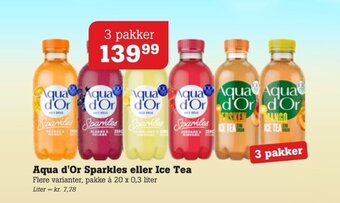 Poetzsch Padborg Aqua d'Or Sparkles eller Ice Tea tilbud
