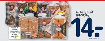 REMA 1000 Kohberg protein rugbrød tilbud