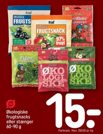 REMA 1000 Frugi frugtstænger tilbud