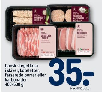 Rema 1000 flæsk i skiver