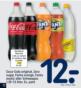 REMA 1000 Coca cola zero cola tilbud