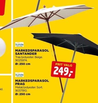 jem & fix Sunlife parasol tilbud