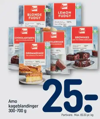 Amo blonde fudgy kageblanding