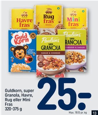 REMA 1000 Havrefras morgenmadsprodukt tilbud