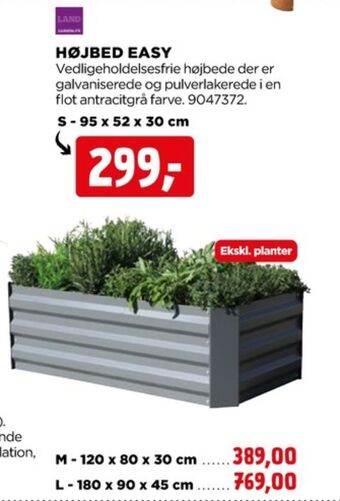 jem & fix Land gardenlife højbed tilbud
