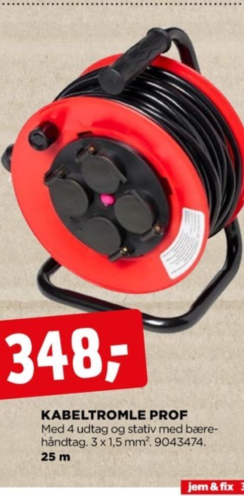 jem & fix Ukendt kabeltromle tilbud