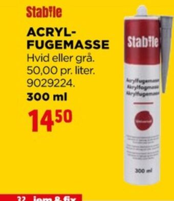 jem & fix Stabile fugemasse tilbud