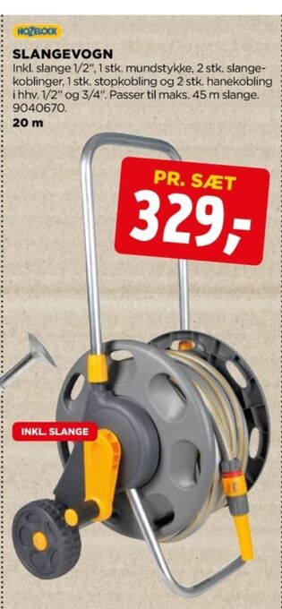 jem & fix Hozelock slangevogn tilbud