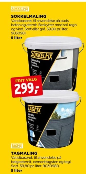 Sokkelfix maling
