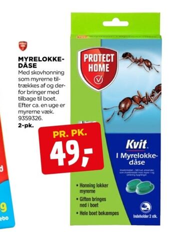 jem & fix Kvit myrelokkedåse tilbud