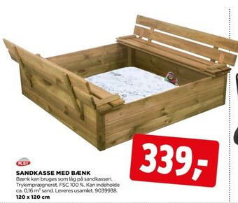 Nordic play sandkasse