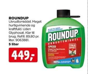 jem & fix Roundup ukrudtsmiddel tilbud